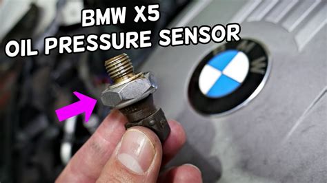bmw  oil pressure sensor replacement location bmw   youtube