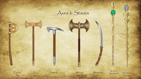 fantasy rpg ancient greek forging deadpool weapons bronze animation drawings swords