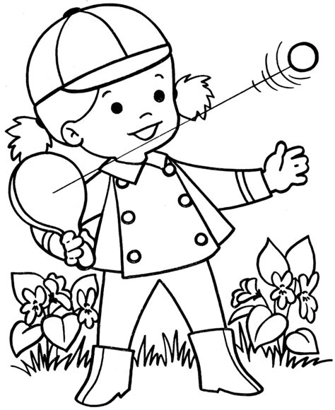 sport coloring pages    print