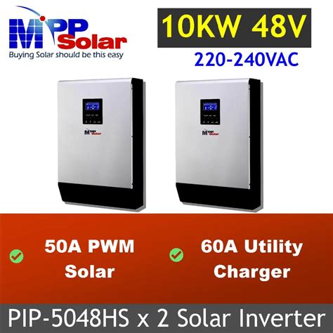 kw solar inverter system vdc vac  built  solar charger