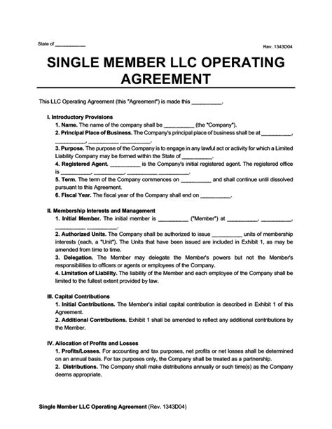 llc operating agreement illinois template starsapje