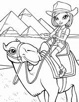 Frank Lisa Pages Coloring Printable Girl Cowgirl A4 Book Egypt Animal Camel Colouring Kids Cartoon Pyramid Sample Tiger Color Print sketch template