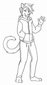 Anthro sketch template