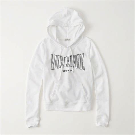 Abercrombie And Fitch Logo Graphic Hoodie 58 Liked On Polyvore
