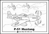 P51 sketch template