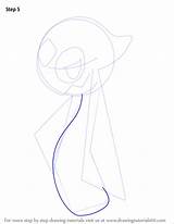 Froslass Draw Step Pokemon Drawing sketch template