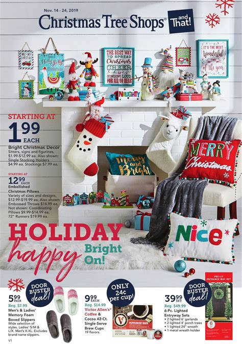 christmas tree shops holiday ad  current weekly ad   frequent adscom