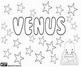 Name Venus Coloring Mythological sketch template