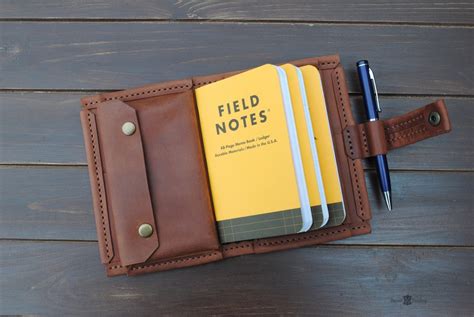 leather field notes cover    leather etsy
