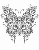 Coloring Pages Mandala Butterfly Choose Board sketch template