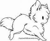 Wolf Chibi Coloring Pages Lineart Drawings Animal Drawing Cute Wolves Female Deviantart Base Draw Cat Color Animals Group Sketches Getcolorings sketch template