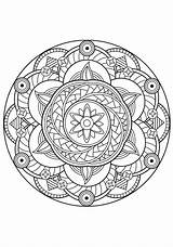 Colorare Mandalas Kleurplaat Malvorlage Disegni Kleurplaten Printen Dibujos sketch template