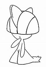 Coloring Pages Pokemon Gallade Ralts Printable Color Getcolorings sketch template