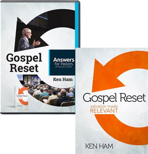 gospel reset combo pack answers in genesis