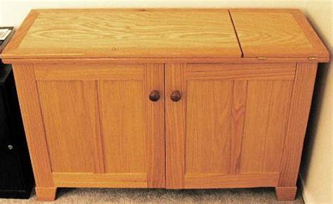 elusive solid wood sewing cabinet