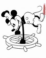 Mickey Original Coloring Mouse Drawing Pages Steamboat Willie Classic Disney Titanic Getdrawings Funstuff Disneyclips sketch template