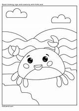 Coloring Animals Pages Sea Worksheets Kidloland Printable sketch template