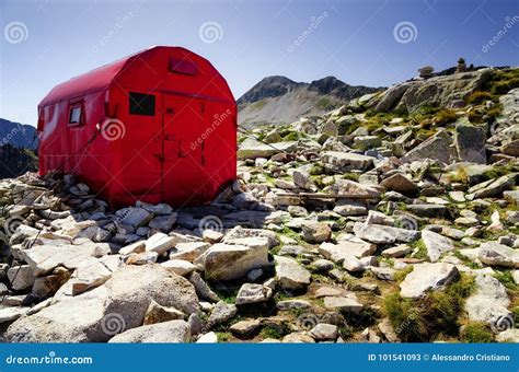 bivouac mountain shelter stock image image  grass