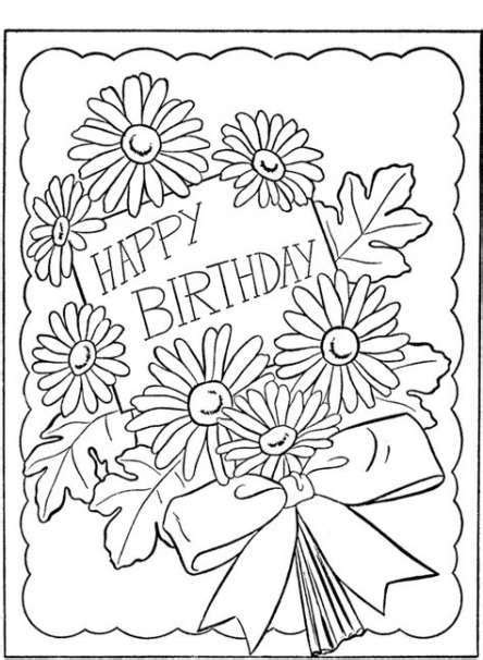 birthday images  men pictures coloring pages   ideas happy