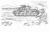 Tank Coloring Soviet Pages Colorkid Maneuvers Tanks sketch template