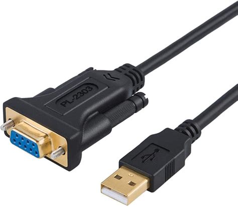 amazoncom cablecreation usb  rs serial adapter  pl chipset  ft usb  db pin