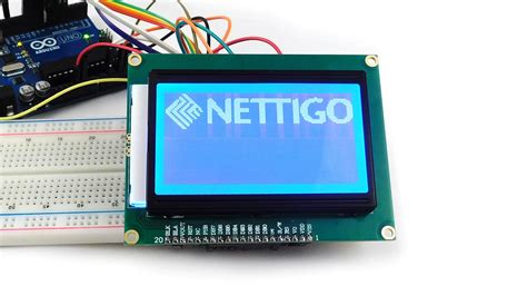 nettigo graphic lcd display module  whiteblue