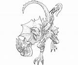 Soulcalibur Algol Character Coloring sketch template