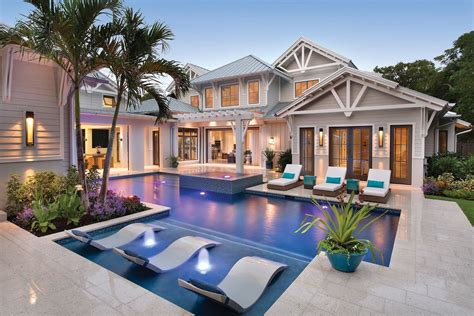 custom luxury homes naples fl big luxury pools dream house exterior pool houses