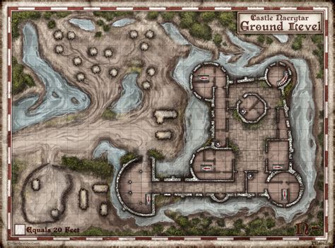 dd castle map maps