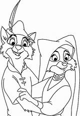 Robin Hood Coloring Pages Marian Lady Disney Color Outline Drawing Place Getdrawings Choose Board sketch template