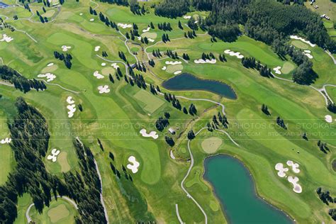 aerial photo golf