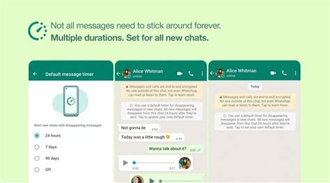 whatsapp laat je berichten nu ook na  uur verdwijnen en timer instellen