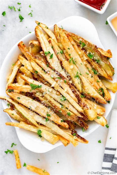 homemade french fries  air fryer recipe chefdehomecom