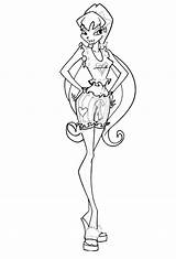 Winx sketch template