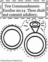 Adultery Thou Shalt Commit Commandments Exodus sketch template