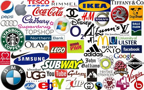 popular brand logos   world  design idea