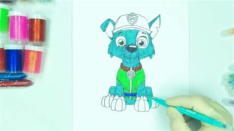 Drawing Rocky From Paw Patrol Youtube