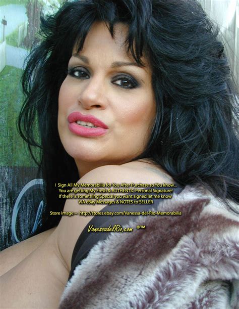 Vanessa Del Rio Adult Star Photo Sexy 2001 Very Rare Sign Aft Buy W
