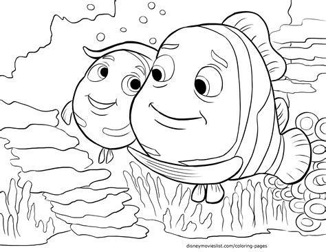 finding nemo coloring pages   getdrawings