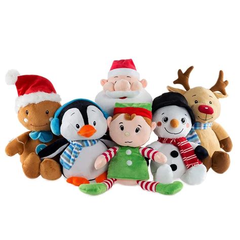 plush christmas penguin  hat  scarf toy buy plush penguin toy