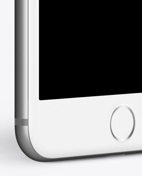 Apple Iphone 7 Plus Silver Mockup Front And Back Halfside