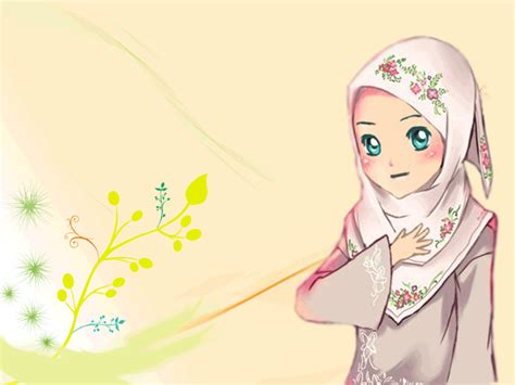 gambar animasi bergerak  pakai jilbab