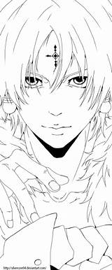 Lucifer Chrollo Lineart sketch template