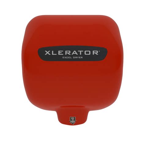 xlerator hand dryer red  turbosquid