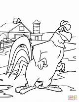 Foghorn Leghorn Coloring Pages Printable Cartoon Looney Drawing Drawings Characters Tunes Animals Adult Sketches Cartoons Colouring Supercoloring Choose Board sketch template