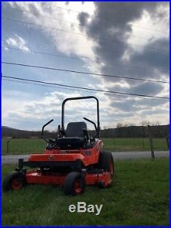 kubota zg  turn commercial mower   pro deck  turn mower