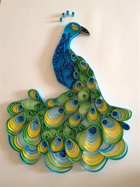 465 Best Peacock Quilled Images On Pinterest Paper Quilling Peacock
