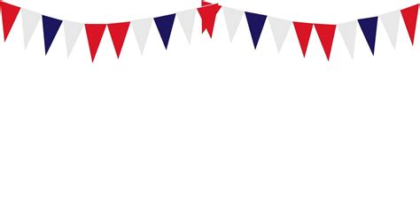 bunting hanging red white blue flag triangles banner background united