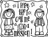 Coloring Mission Missionary Primary Pages Clip Singing Children Missionaries Hope Call Time They Lds Clipart Missions Conference Melonheadz Make sketch template
