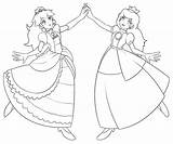 Peach Coloring Princess Mario Pages Daisy Rosalina Super Toadstool Lineart Print Sheets Color Ver Bros Drawings Getdrawings Library Clipart Popular sketch template